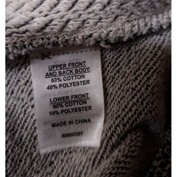 Buckle BKE Mens Small 1/4 Zip Geometric Distressed Pull Over Sweatshirt Hoodie - Picture 10 of 11